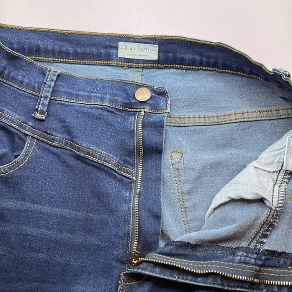 Blue Turtle High Rise Denim Cargo Size 13 - Picture 16 of 16